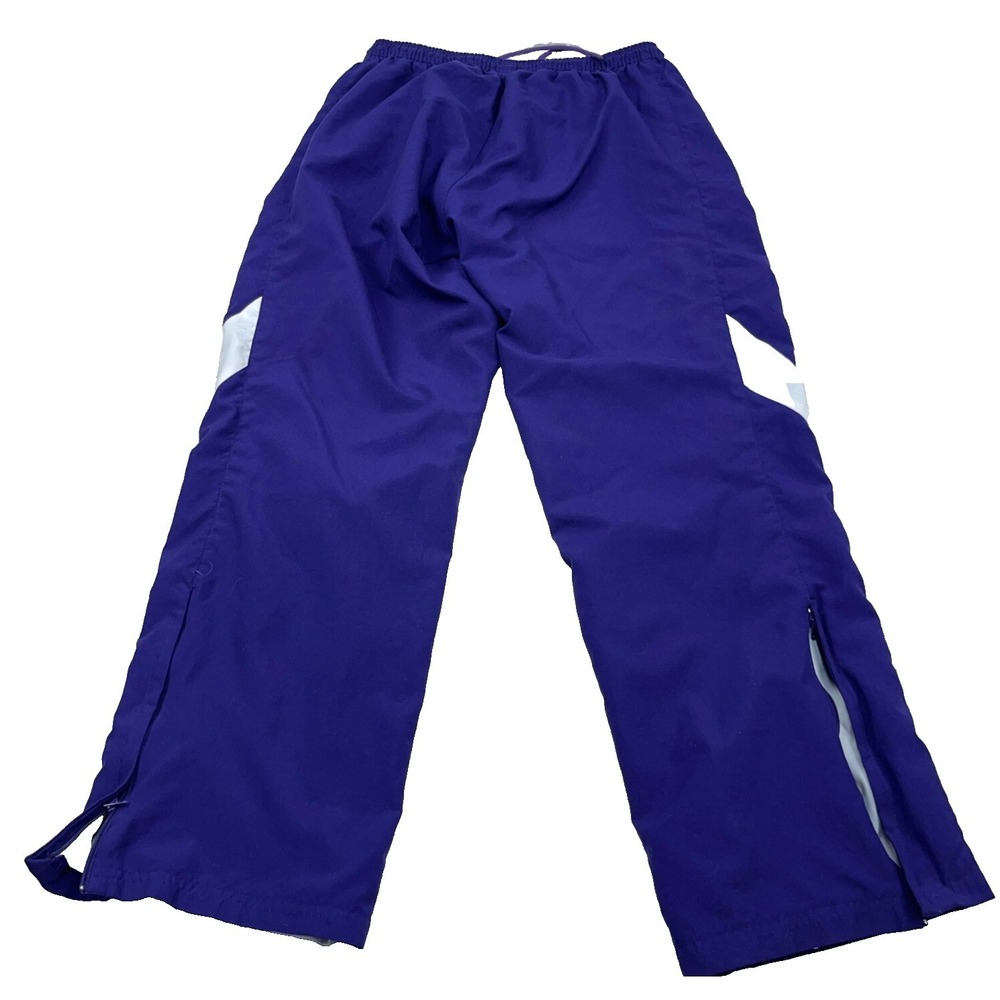 LSU Tigers Pants Women Medium Purple Windbreaker Track Suit Warm Ups Ladies * - Picture 2 of 14
